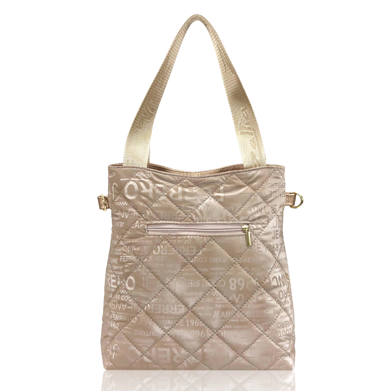 ZELLIA NŐI VÁLLTÁSKA 23051 BEIGE - BETŰ MINTÁS - - Image 4