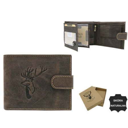 FÉRFI BŐR PÉNZTÁRCA N992L-CHM-DEER BROWN