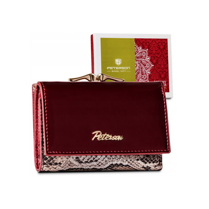 PETERSON NŐI BŐR PÉNZTÁRCA PTN BS-412-4637 SN/R