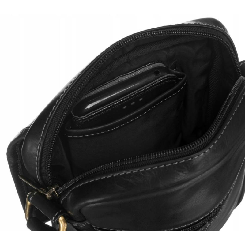 PETERSON FÉRFI BŐR OLDALTÁSKA PTN TB-1117-COM-48 FEKETE - Image 6