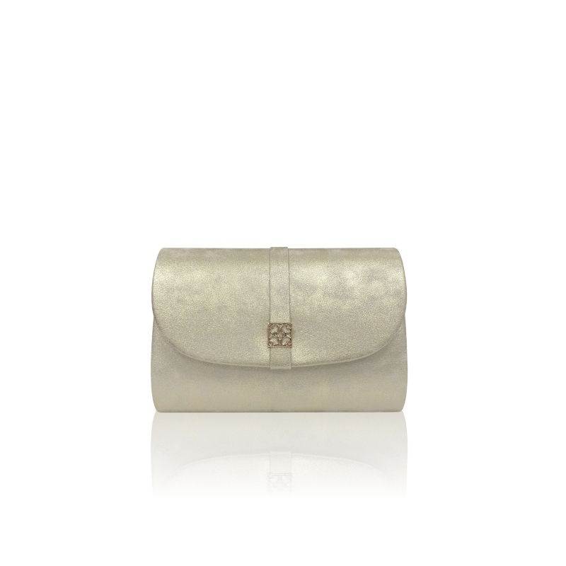 ZELLIA NŐI BORÍTÉK/ALKALMI TÁSKA ZK01 KOPTATOTT ARANY - Image 2