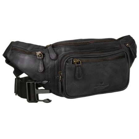 PETERSON FÉRFI BŐR ŐVTÁSKA PTN 2506-HP BLACK