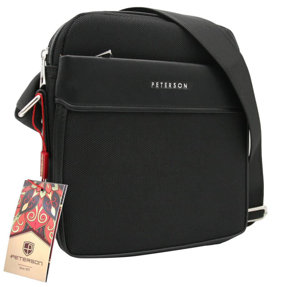 Peterson Férfi Oldaltáska Ptn 788802-0341 Black - Fekete