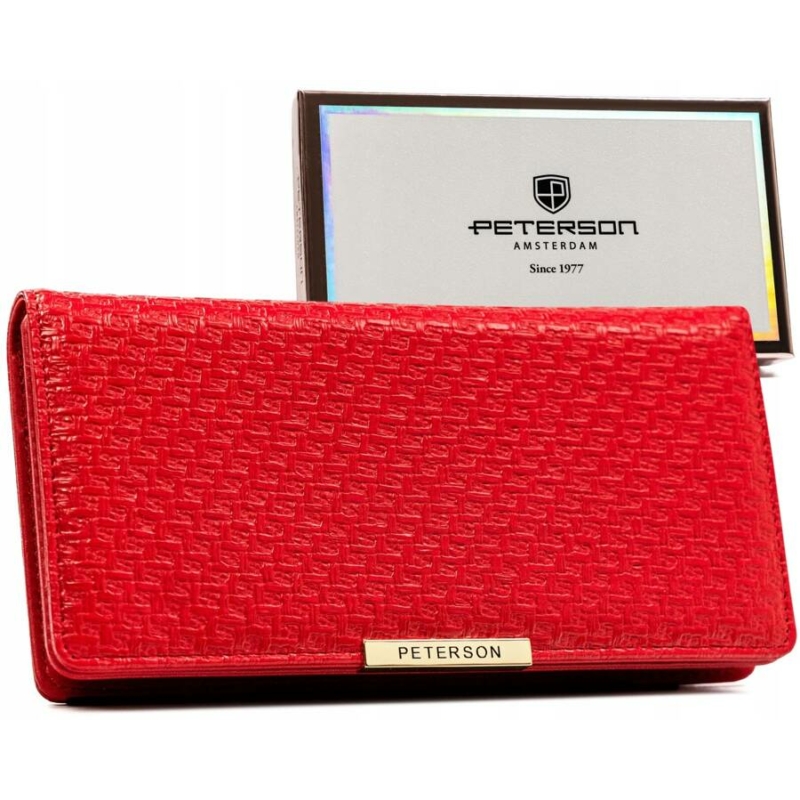 Peterson Női Pénztárca Ptn 005-Ys-9727 Red - Olcsótáskák.hu