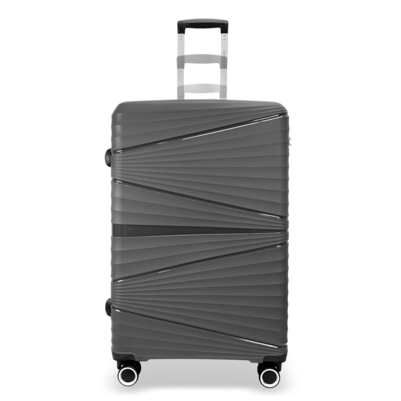 Polipropilén Bőrönd Szett - 3 Az 1-Ben Készlet 008-Es Modell - Grafit - Image 2