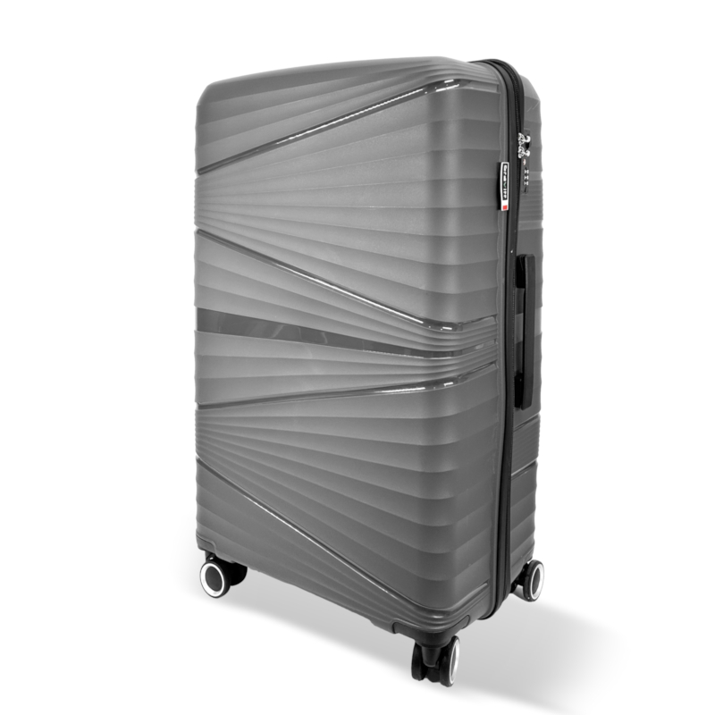 Polipropilén Bőrönd Szett - 3 Az 1-Ben Készlet 008-Es Modell - Grafit - Image 7