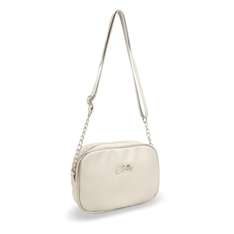 Zellia Női Oldaltáska Zlb202 Beige-Arany - Image 3