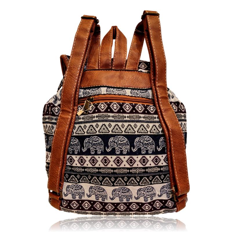 VÁSZON HÁTIZSÁK -NAGY MÉRET- MINTÁS- - Image 3