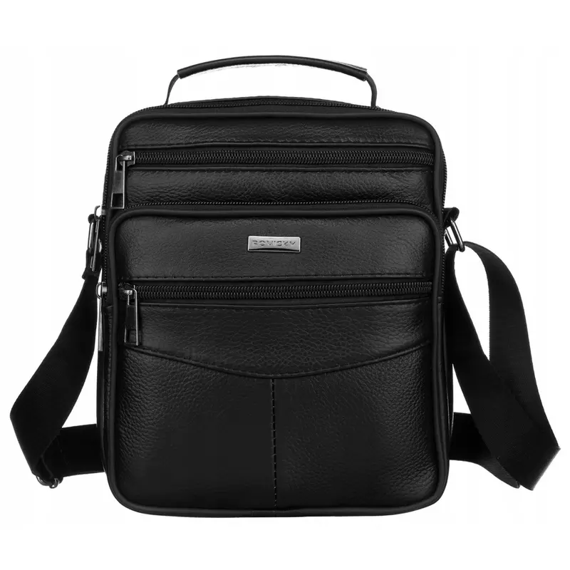 Rovicky Férfi Bőr Oldaltáska R-13203-M-3860 Black - Fekete - Image 2