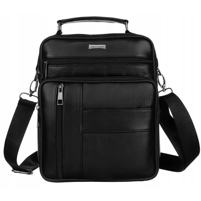 Rovicky Férfi Bőr Oldaltáska R-13205-L-3884 Black - Fekete - Image 2