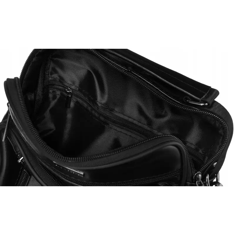 Rovicky Férfi Bőr Oldaltáska R-13205-L-3884 Black - Fekete - Image 7