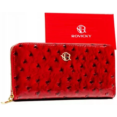 Rovicky Női Pénztárca Echo Bőr R-Prk-01-W03-2801 Red - Piros