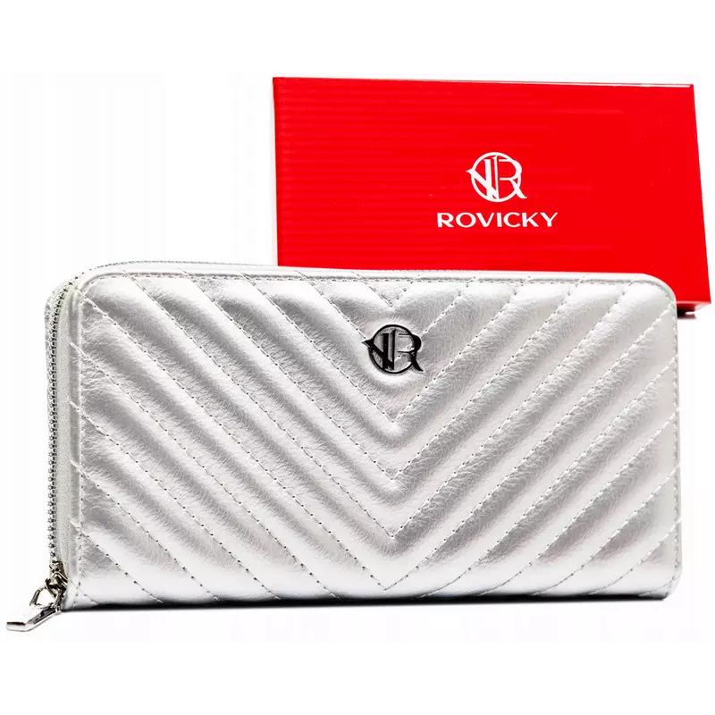 Rovicky Női Pénztárca Echo Bőr R-Prk-04-Hrh-3174 Silver - Ezüst