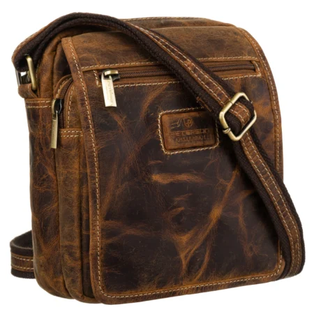 Peterson Férfi Bőr Táska Ptn-Ig-8-Tmh-5948 Tan - Világos Barna