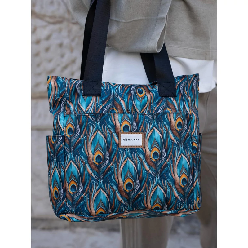 Rovicky Mintás Shopper Táska R-Tz-01-0729 18 - Image 4