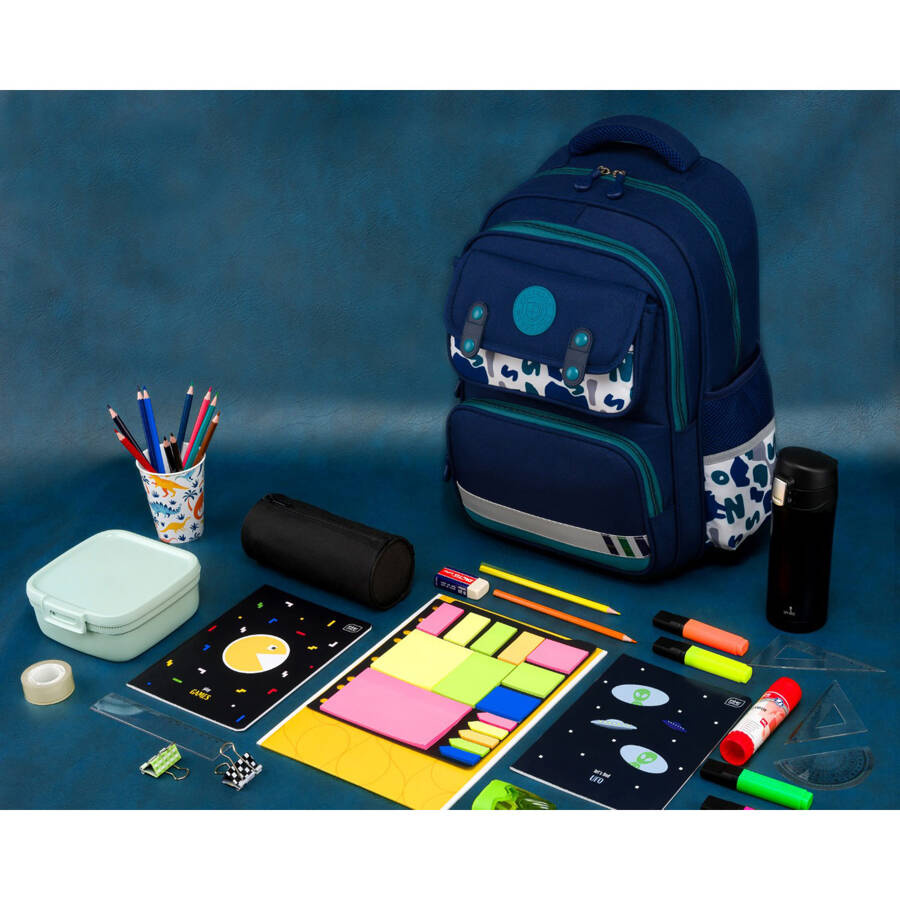 Peterson Gyerek Hátizsák PTN PS2-6067 BLUE-GR- Kék-Zöld- - Image 15