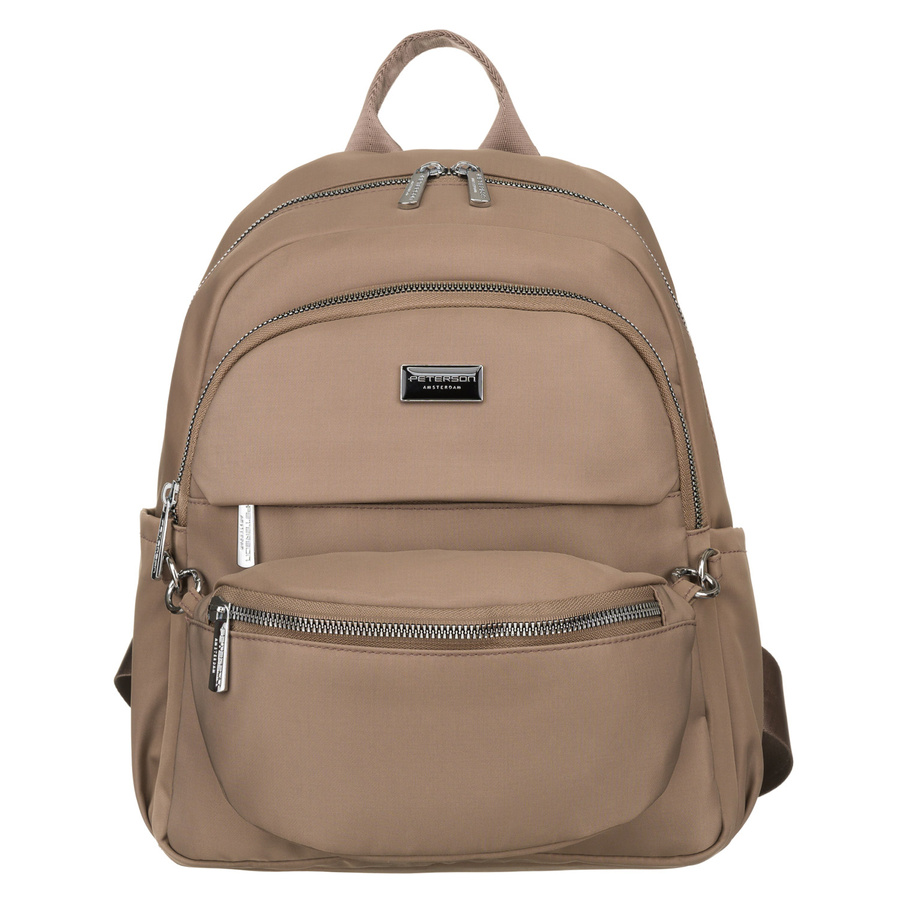 Peterson Női hátizsák +Levehető Övtáska PTN CPY-05-6197 BEIGE- - Image 2