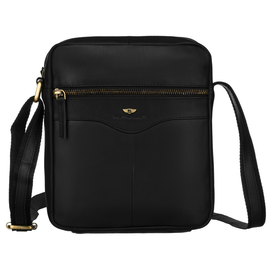 Peterson Férfi Bőr Oldaltáska Ptn 711-Opu-4703 Black - Black - Image 2