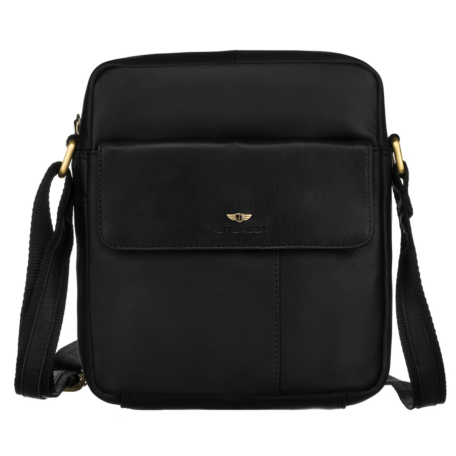 Peterson Férfi Bőr Oldaltáska Ptn 719-Opu-4727 Black - Black - Image 2