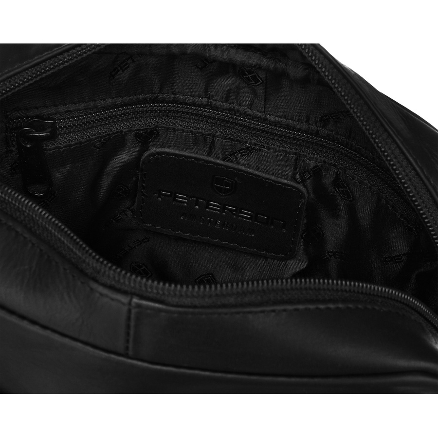 Peterson Férfi Bőr Oldaltáska Ptn 719-Opu-4727 Black - Black - Image 5