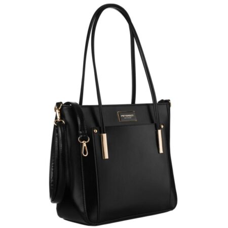 Peterson Női Kézi- és Válltáska PTN 072-03-9788 BLACK- Fekete
