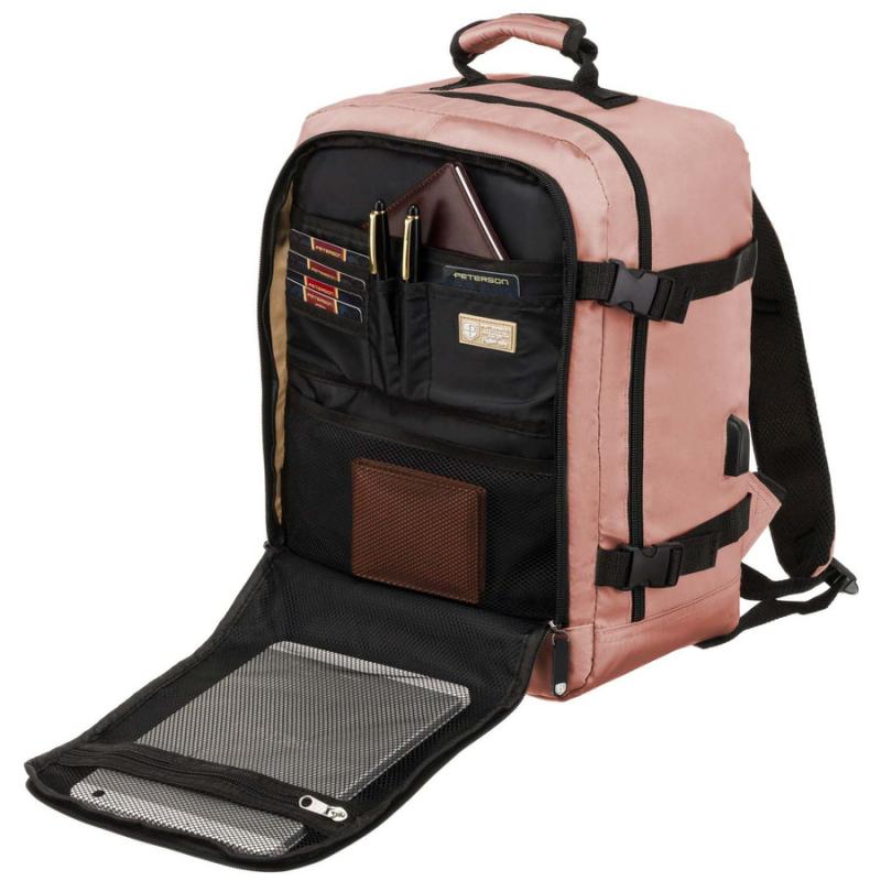 Peterson Hátizsák PTN APP-6653 PINK- 40 X 30 X 20 cm - Image 7