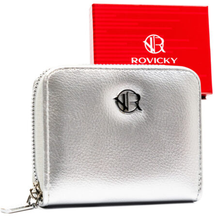 Rovicky Női Pénztárca Echo Bőr R-PRK-02-HRH-2931 SILVER- Kicsi méret-