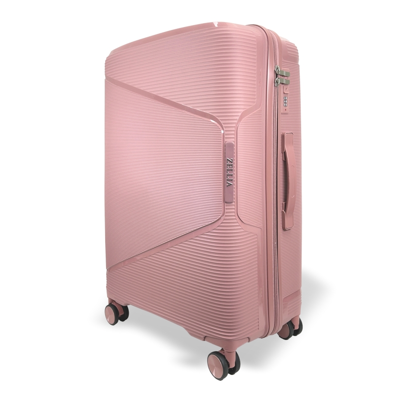 Zellia Polipropilén Bőrönd Ppb088 - Rosegold L Méret - 75 X 50 X 30 Cm - Image 3
