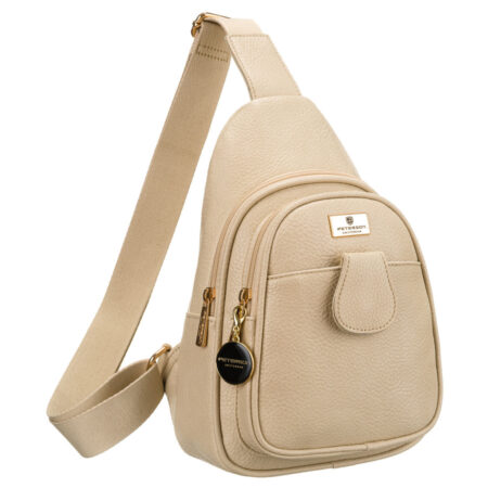 Peterson női testtáska - PTN SSY-1-F19 D.BEIGE-