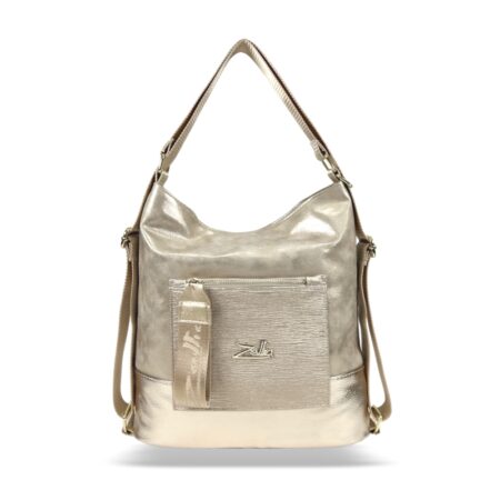 Zellia Női Válltáska/Hátizsáká Alakítható 19010 Arany - Monaco-Groove-Bari -