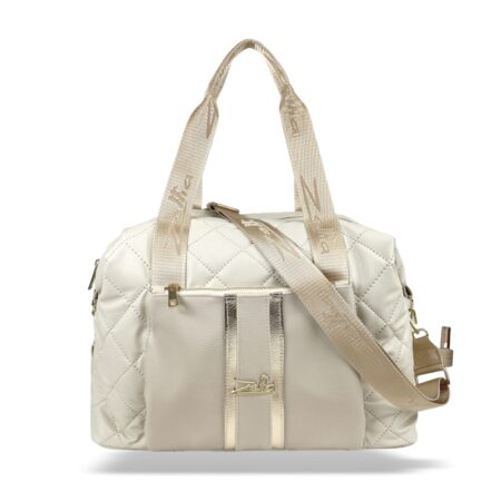 Zellia Női Sporttáska 24128 Beige Matt - Steppelt -