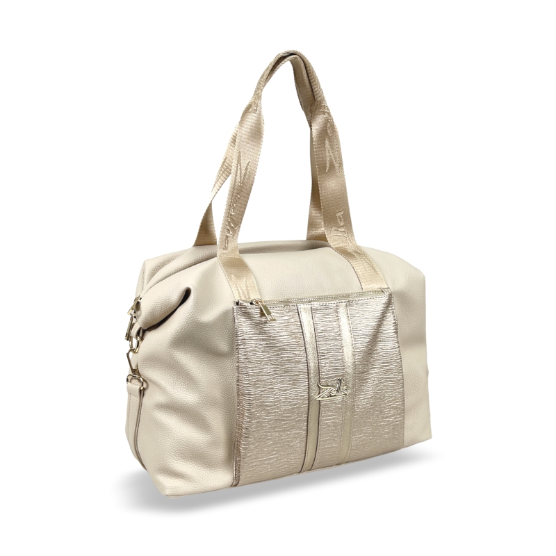 Zellia Női Sporttáska 24128 Beige-Arany - Groove - - Image 2