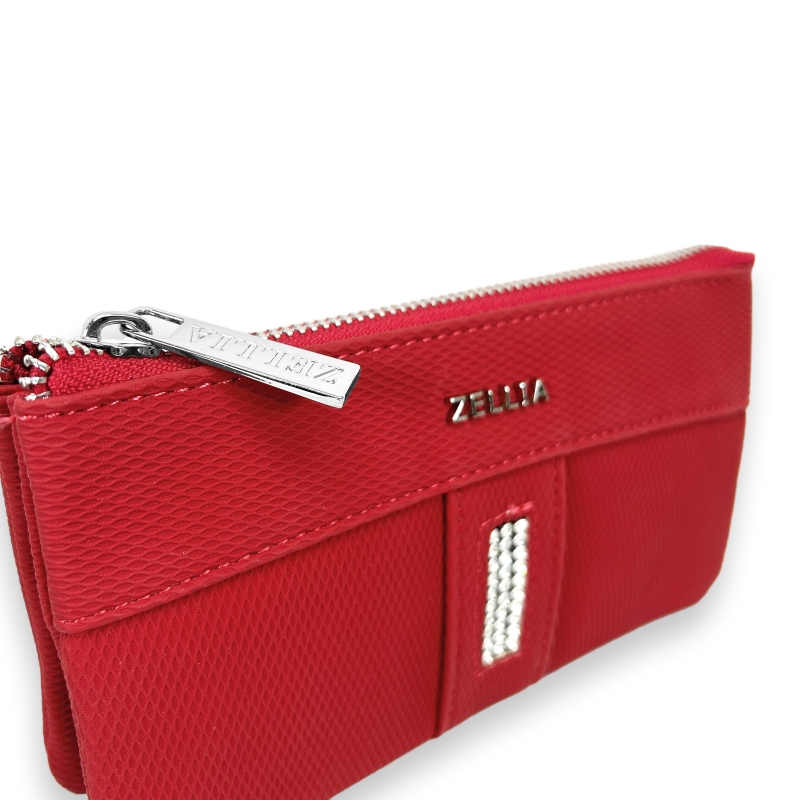 Zellia Női Pénztárca Hz-127 D217 - 2181D - Red - Piros - Image 4