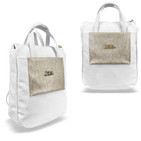 Zellia Női Hátizsák Zlb245 Fehér-Arany - Groove -