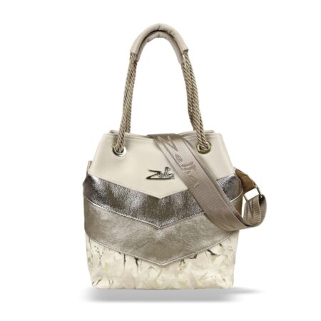 Zellia Női Válltáska 24056 Beige-Arany - Gold Leaf -