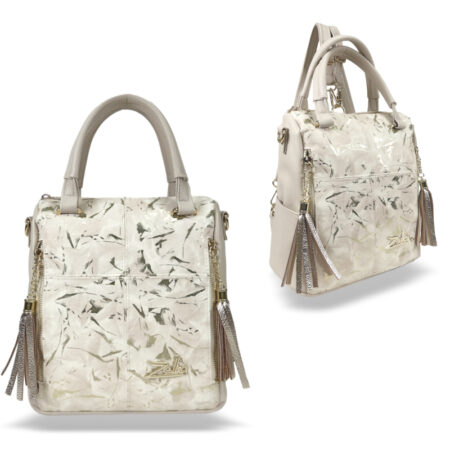 Zellia Női Hátizsák 24122 Beige - Gold Leaf -