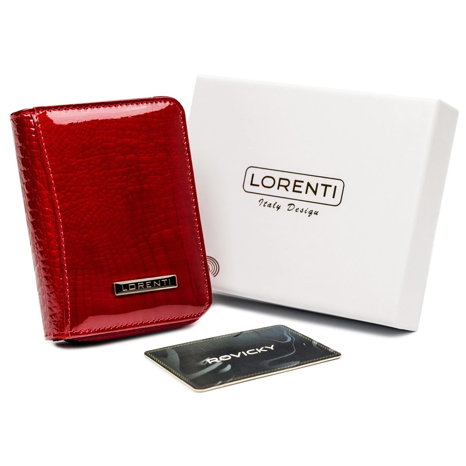 Lorenti Női Lakkbőr Pénztárca -5157-RS-1183 PIROS-