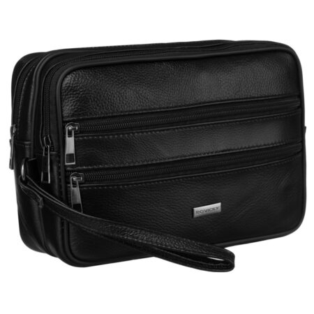 Rovicky Férfi Bőr Autóstáska -R-13208-2099 BLACK- FEKETE-