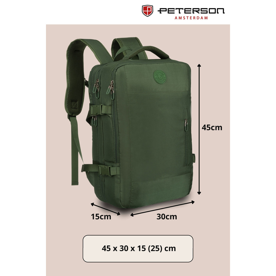 Peterson Hátizsák Ptn 24421-5111 Green - 45 X 30 X 25 Cm - Image 3