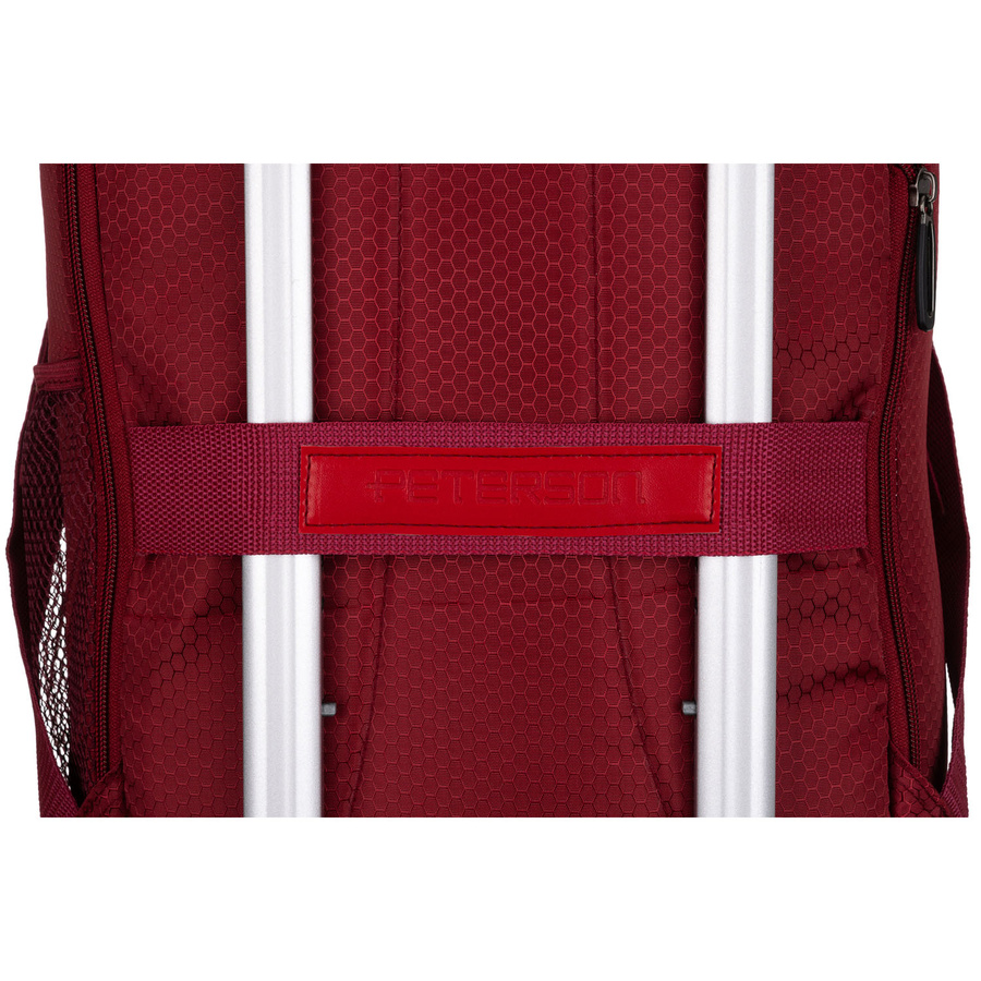 Peterson Hátizsák - Kézipoggyász - Ptn Bocian-6422 Burgundy - Bordó - 40 X 25 X 20 Cm - - Image 7