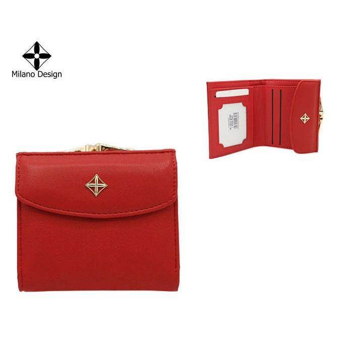 Milano Design Női Pénztárca -SF-1815-DNM-8264 PIROS-