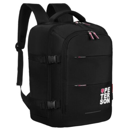 Peterson Utazó Hátizsák- Kézipoggyász- PTN PLG-01-D-7238 BL- Fekete-