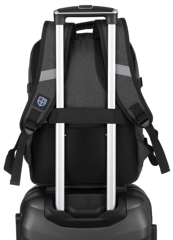 Peterson Hátizsák PTN PLG-02-T BLACK+BLUE- Fekete+Kék - Image 8