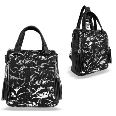 Zellia Női Hátizsák 24122 Fekete - Leaf -