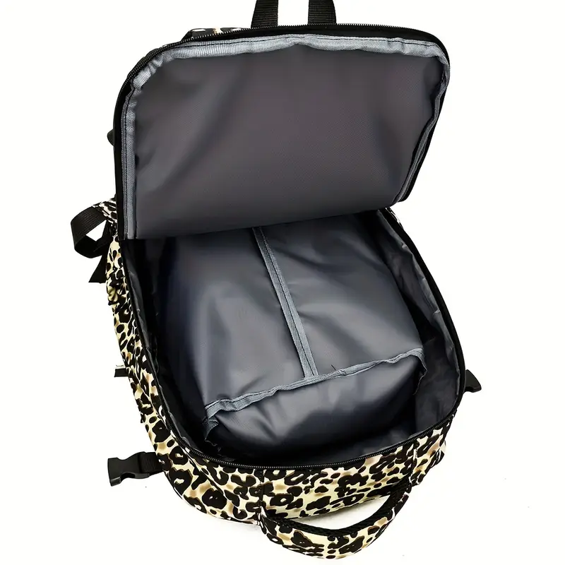 Utazó Hátizsák- Leopárd Mintás - 44 X 28 X 15 cm - Image 7