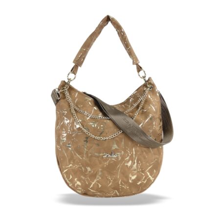 Zellia Női Válltáska Zlb312 Camel - Leaf -