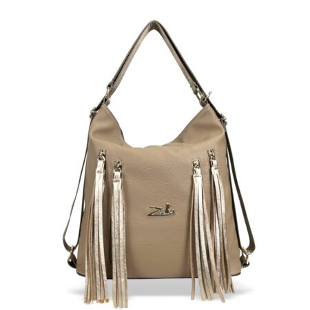 Zellia Női Válltáska/Hátizsáká Alakítható 24100 Taupe