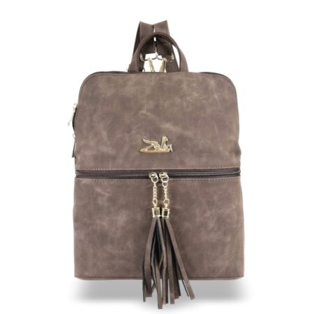 Zellia Női Hátizsák 24149 Barna - Zamsz -