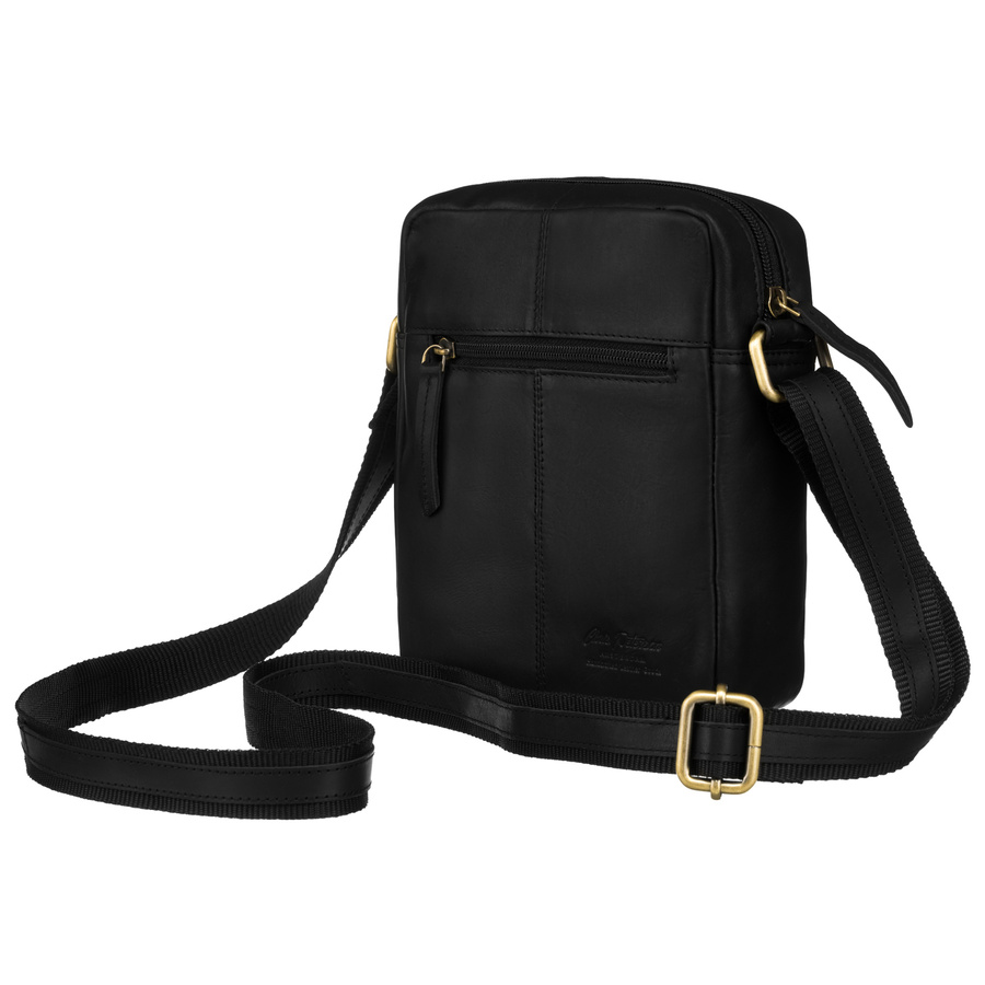 Peterson Férfi Bőr Oldaltáska PTN 720E-OPU-6873 Black - Fekete - Image 7