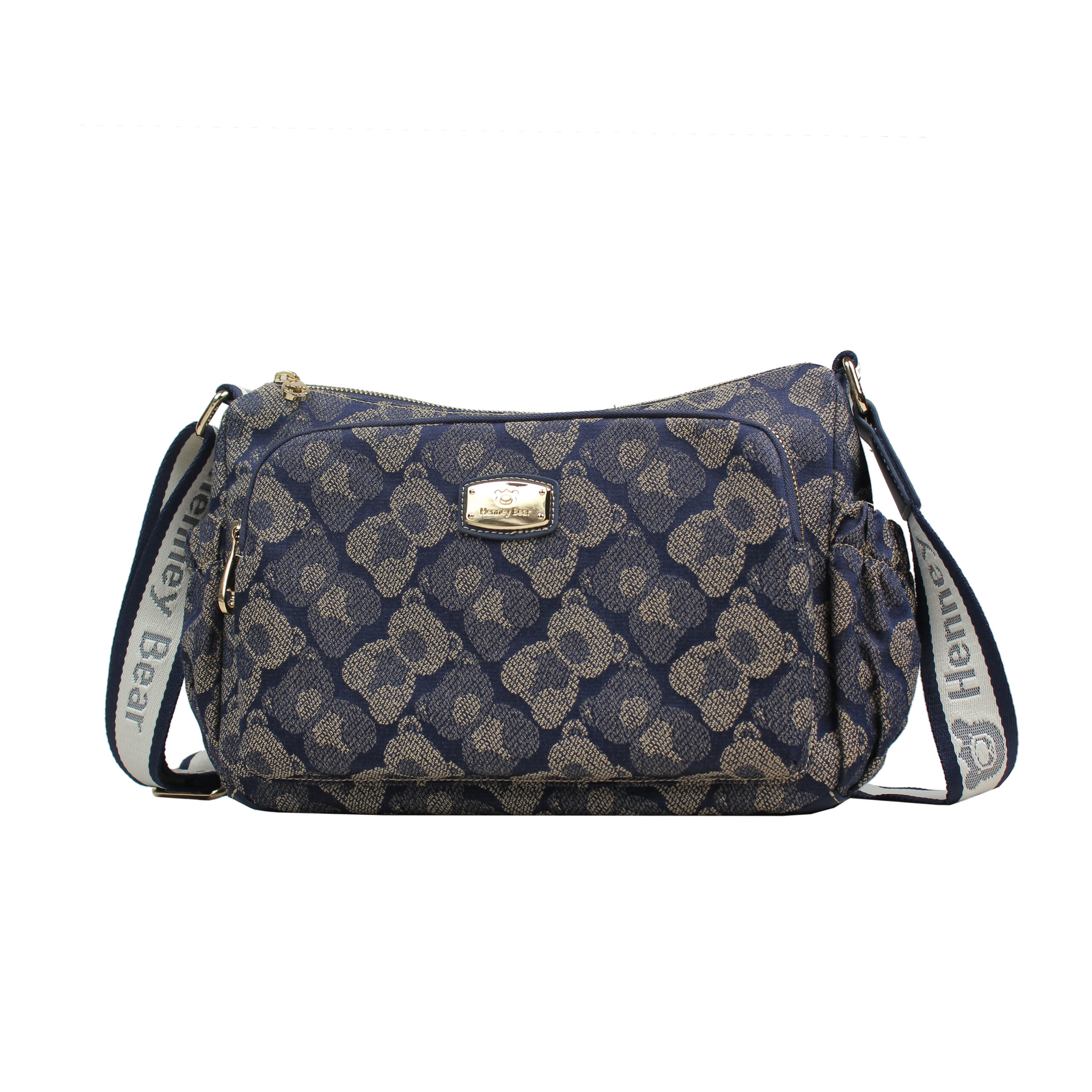 Henney Bear, H-1165-SHADOW BEAR BLUE, Válltáska